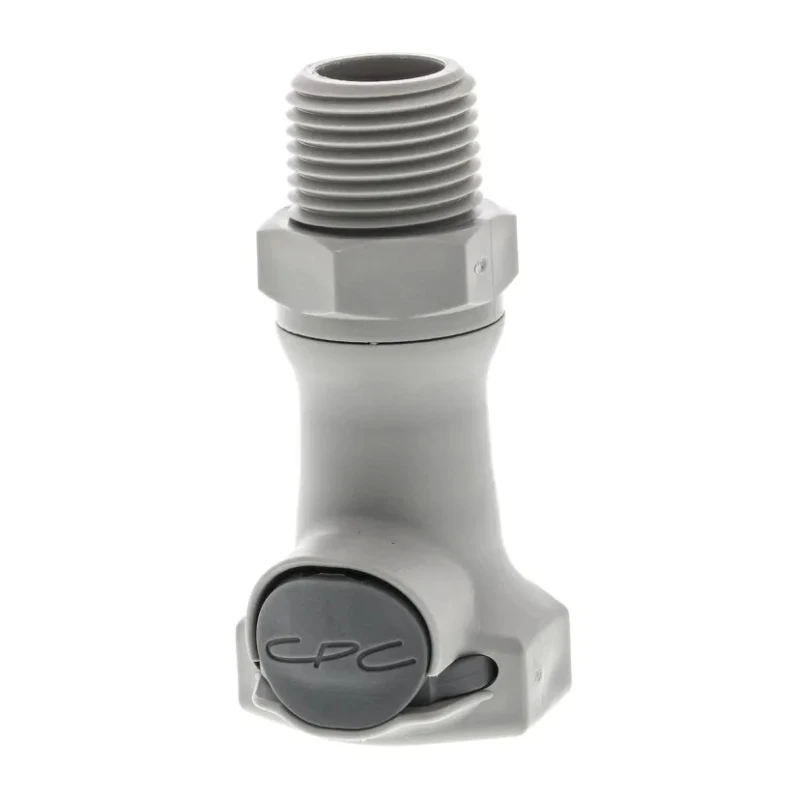 Colder Products Hose Connector Threaded 1/2 in Male Polypropylene Body 4.2 bar HFCD10812