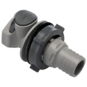 Colder Products Hose Connector 0.75 in ID Threaded Male Polypropylene Body Grey Color 4.2 bar Pressure HFCD161212