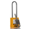RS PRO Yellow 1-Lock Safety Lockout Padlock Steel Shackle 5 mm 73 mm Length 180-6818