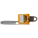 RS PRO Yellow 1-Lock Safety Lockout Padlock Steel Shackle 5 mm 73 mm Length 180-6818
