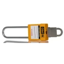 RS PRO Yellow 1-Lock Safety Lockout Padlock Steel Shackle 5 mm 73 mm Length 180-6818