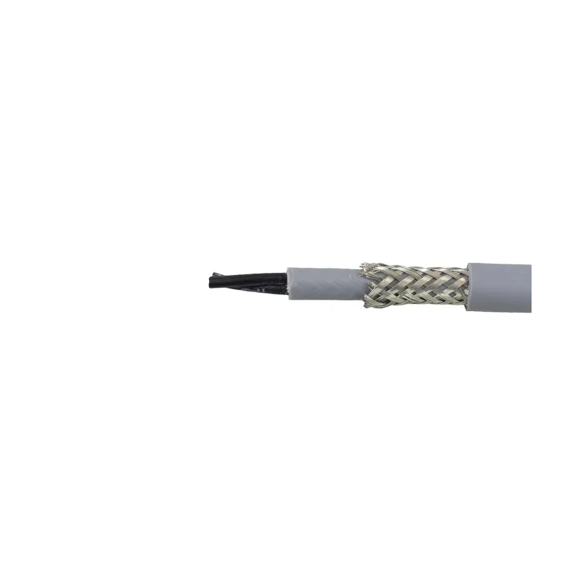 Alpha Wire Pro-Met Screened Control Cable 7 Cores 0.75mm² 100m Grey PVC Sheath 470077CY GE033