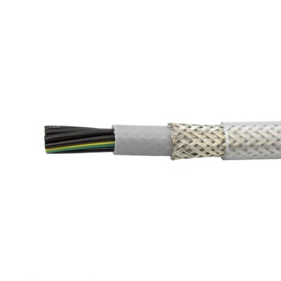 Alpha Wire Pro-Met Control Cable, 2 Cores 1.5mm², 100 m, Screened, Transparent Polyvinyl Chloride Sheath 470215CY CL033