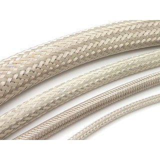 RS PRO Expandable Braided Nickel Plated Copper Cable Sleeve 10m Length 38mm Diameter 181-1993