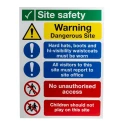 RS PRO Safety Poster Polypropylene English 400 mm x 300 mm 181-2228