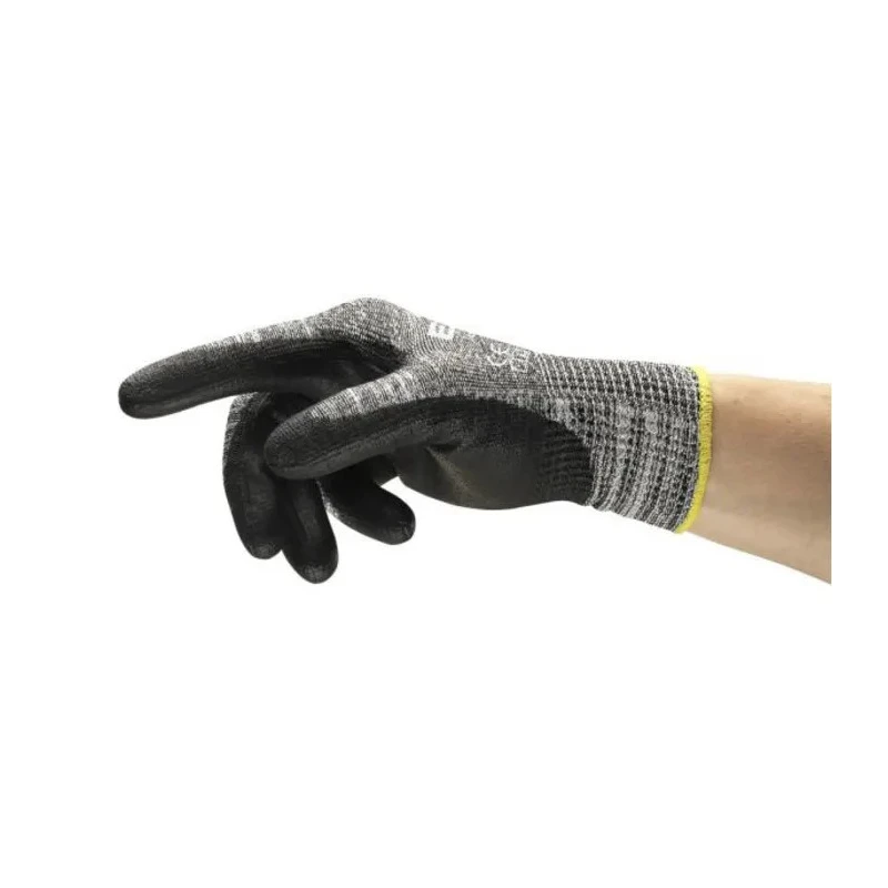 Ansell Edge Grey Nylon Work Gloves Size 10 Polyurethane Coating 2 Gloves Set 48705100
