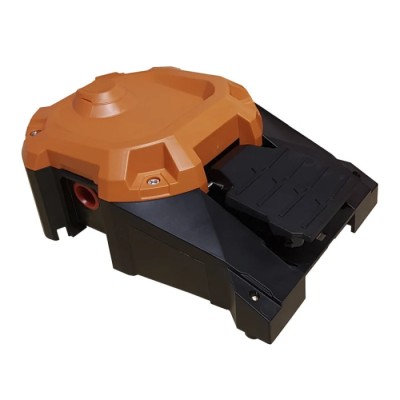 Herga Heavy Duty Momentary On-Off Foot Switch DPCO 6A 250V ac 24V dc IP67 6256-AAAZ-0000