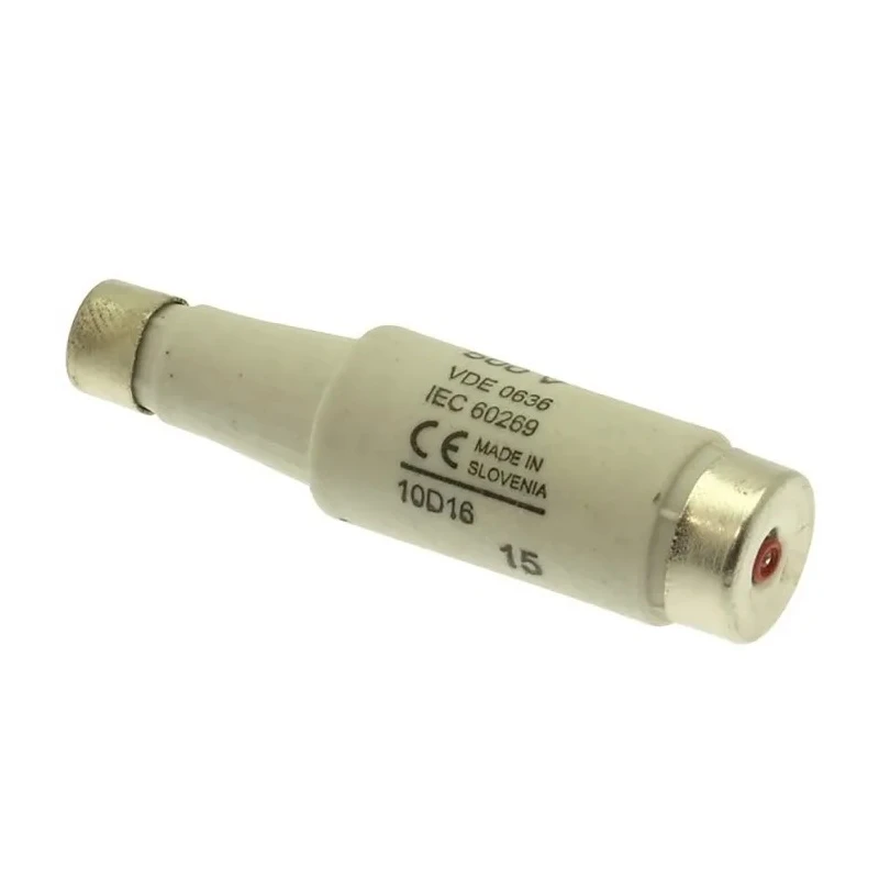 Eaton 10A 500V AC D1 Bottle Fuse with E16 Thread Size 10D16