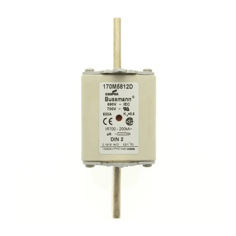 Eaton 630A Centred Tag Fuse NH2 690V AC HSDI Dual Indication Fast Acting 170M5812D