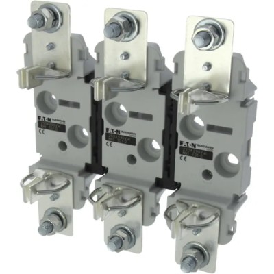 Eaton 250A Rail Mount Fuse Holder for NH1 Fuse Size, 3-Pole, 690V AC TD1-D