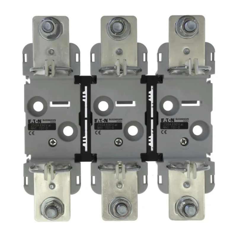Eaton 250A Rail Mount Fuse Holder for NH1 Fuse Size, 3-Pole, 690V AC TD1-D