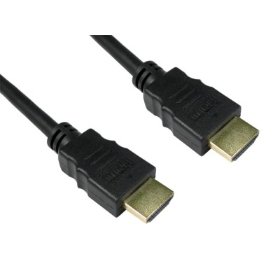 RS PRO 5 m 4K HDMI Cable Male to Male HDMI Connector Black Plastic Jacket 182-8475