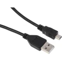 RS PRO IC Socket USB Cable Male USB Type A to Male Mini USB Type B Black 500 mm 182-8490