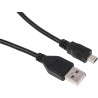 RS PRO IC Socket USB Cable Male USB Type A to Male Mini USB Type B Black 500 mm 182-8490