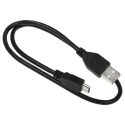 RS PRO IC Socket USB Cable Male USB Type A to Male Mini USB Type B Black 500 mm 182-8490