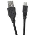 RS PRO IC Socket USB Cable Male USB Type A to Male Mini USB Type B Black 500 mm 182-8490