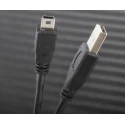 RS PRO IC Socket USB Cable Male USB Type A to Male Mini USB Type B Black 500 mm 182-8490