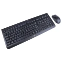 Cherry DW 3000 Wireless Standard Keyboard & Mouse Set QWERTY USB Optical Mouse 104 Keys Black JD-0710EU-2