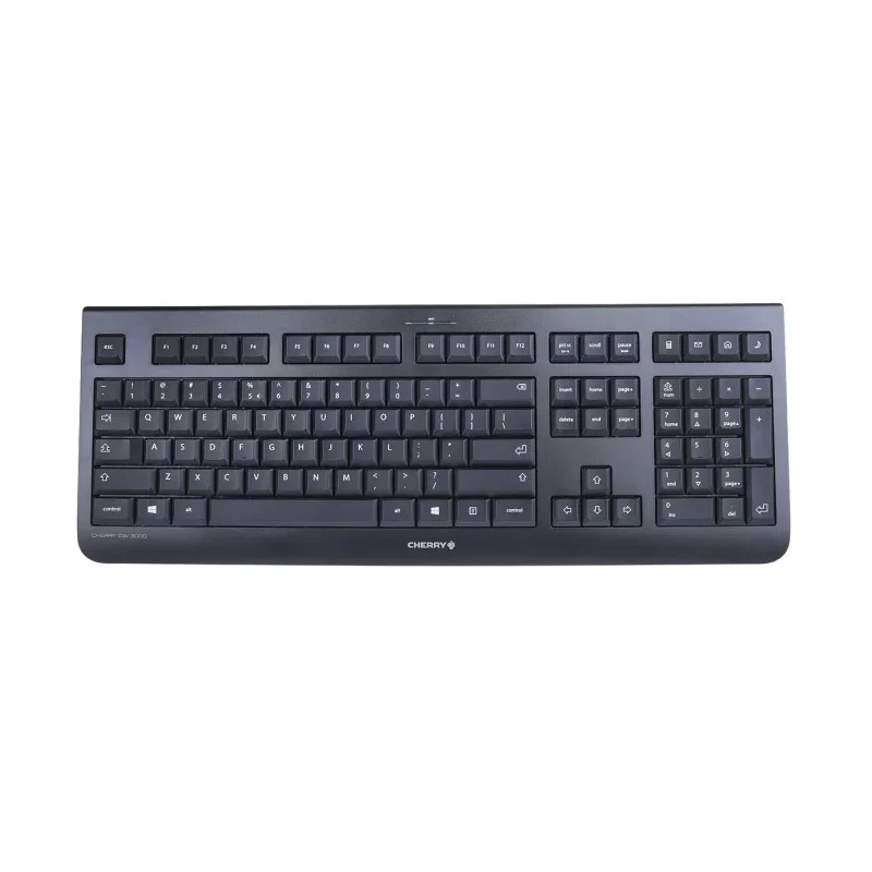 Cherry DW 3000 Wireless Standard Keyboard & Mouse Set QWERTY USB Optical Mouse 104 Keys Black JD-0710EU-2