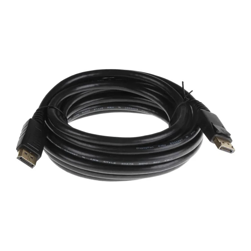 StarTech.com 1080p Male DisplayPort to Male DisplayPort Cable, Polyvinyl Chloride Jacket, 3.3V, 5 m 182-8555