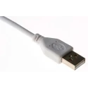 RS PRO IC Socket USB Cable Male USB Type A to Male USB Type A White 800 mm 182-8855