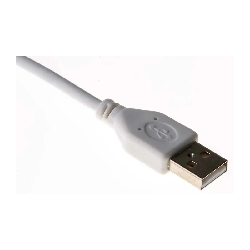 RS PRO IC Socket USB Cable Male USB Type A to Male USB Type A White 800 mm 182-8855