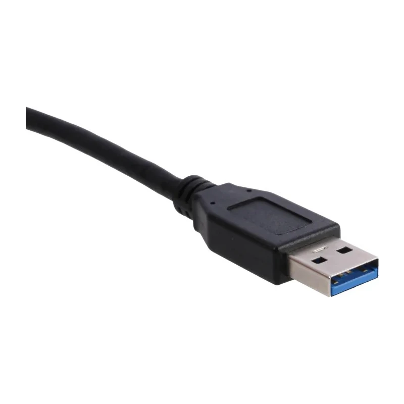RS PRO IC Socket USB Cable Male USB Type C to Male USB 3.0 USB Type A Black 1m 182-8847