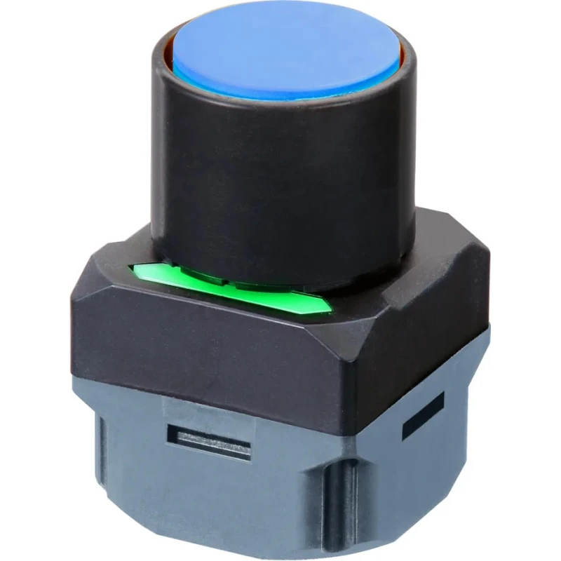 Omron A2W Series Illuminated Push Button Complete Unit 40 mm Cutout Green Red Yellow LED IP65 24 V dc A2W-TB-WC1 EU2AB