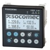 Socomec 3 Phase Digital Energy Meter DIRIS A40 Series, 96mm x 96mm Cutout, RS485 & Ethernet Modbus Communication 48250501