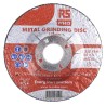 RS PRO Abrasive Disc Aluminium Oxide 115 mm Diameter x 6 mm Thick Fine Grade P120 Grit 5 Per Pack 184-9237