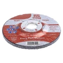 RS PRO Abrasive Disc Aluminium Oxide 115 mm Diameter x 6 mm Thick Fine Grade P120 Grit 5 Per Pack 184-9237