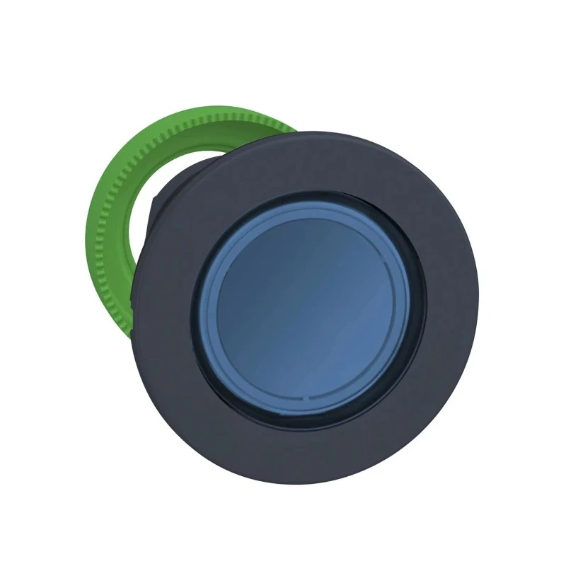 Schneider Electric Harmony Series Blue Maintained Plastic Push Button Head, 30 mm Cutout, 36.6 mm Diameter, IP66 ZB5FH063