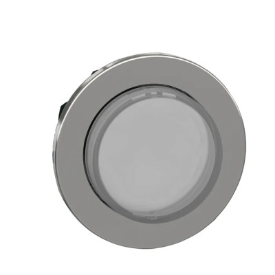 Schneider Electric Push Button Head 30 mm Cutout White Maintained Metal IP66 IP69K IP67 ZB4FH13