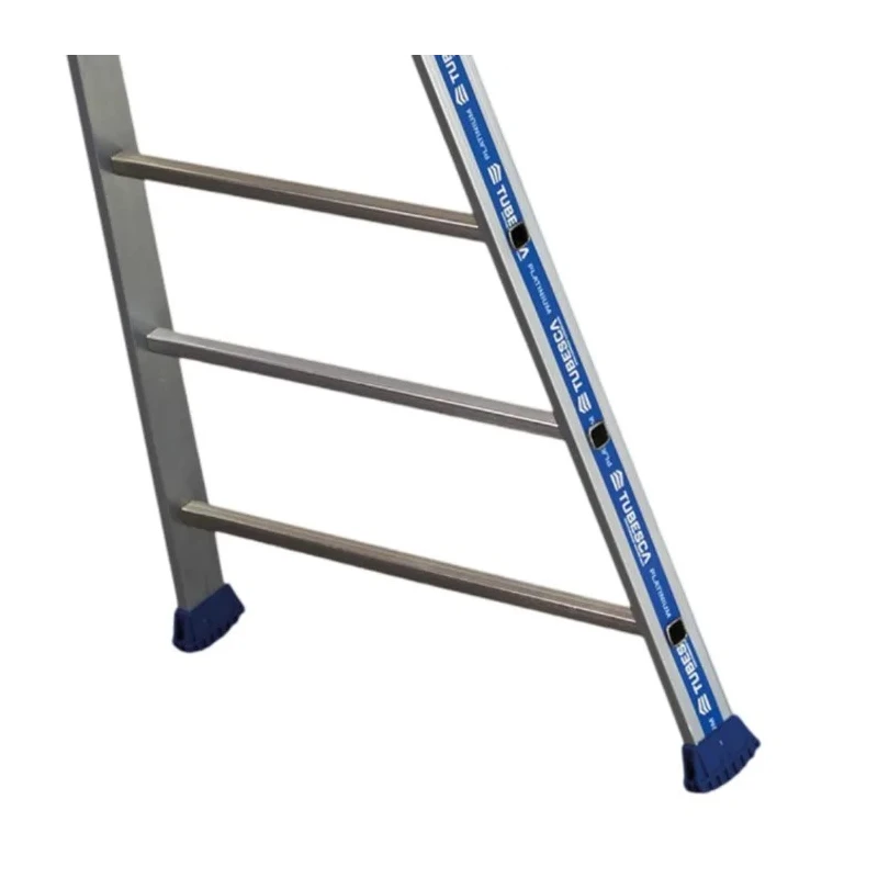 TUBESCA Aluminium 3-Section Ladder with 6.85 m Extended Height and 3.49 m Closed Height Model 02443610
