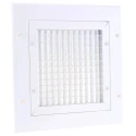 RS PRO White Aluminium Vent Grille Eggcrate Slat 200 mm x 200 mm 185-4707