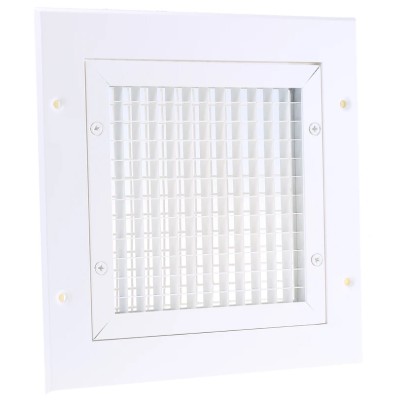 RS PRO White Aluminium Vent Grille Eggcrate Slat 200 mm x 200 mm 185-4707