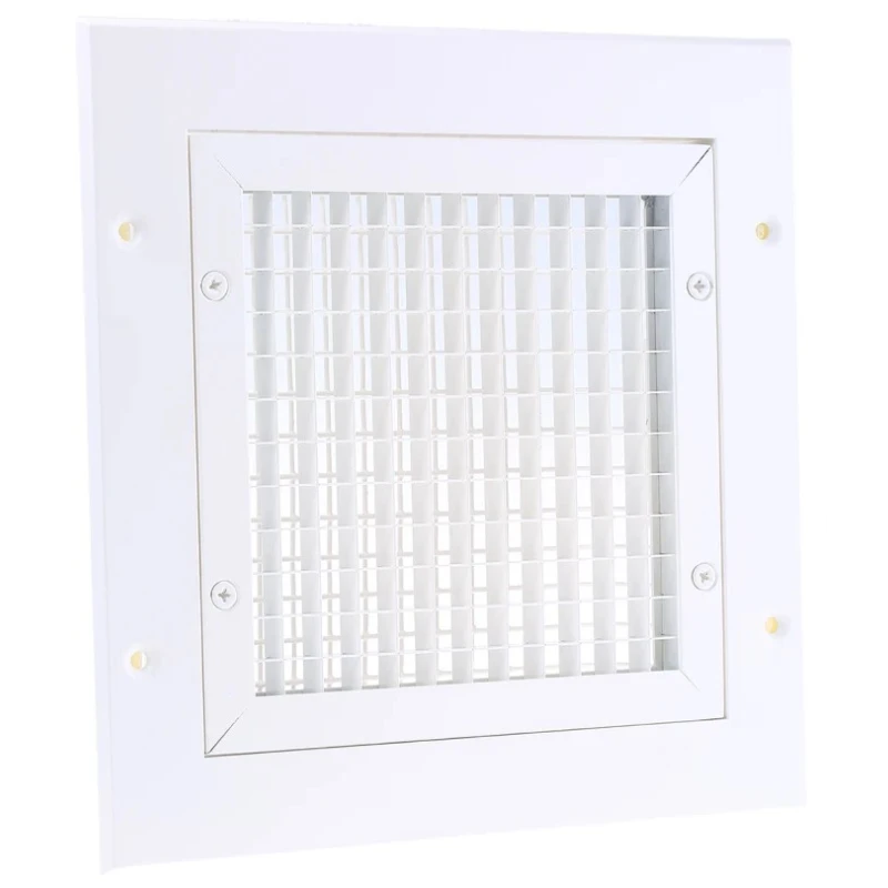 RS PRO White Aluminium Vent Grille Eggcrate Slat 200 mm x 200 mm 185-4707