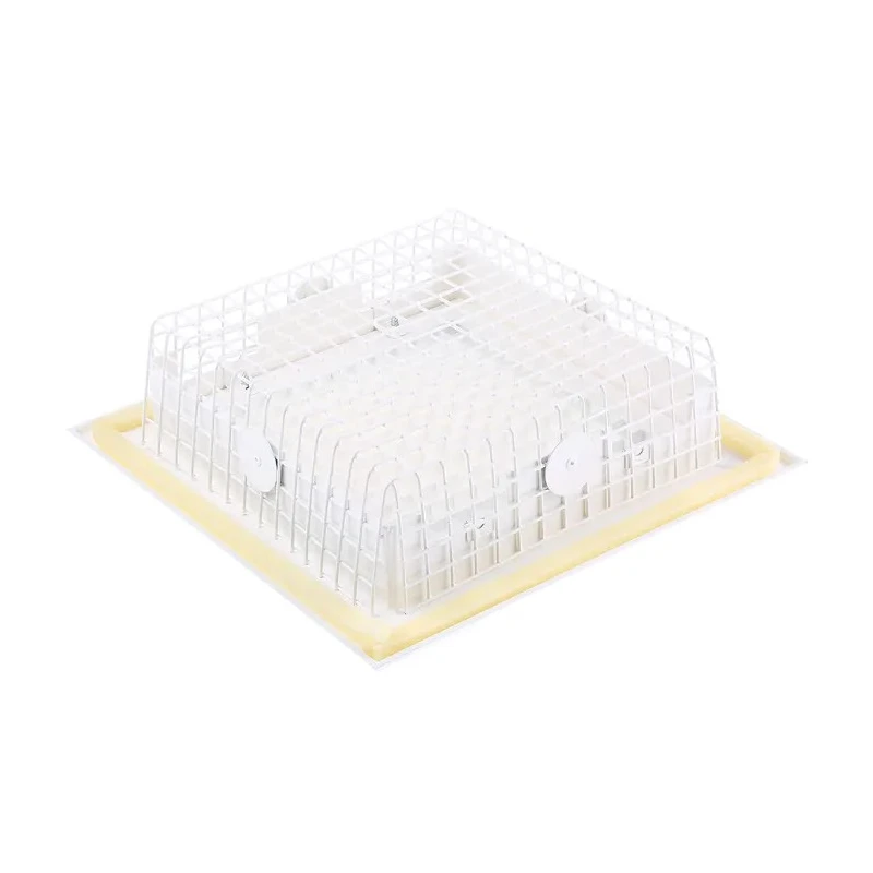 RS PRO White Aluminium Vent Grille Eggcrate Slat 200 mm x 200 mm 185-4707
