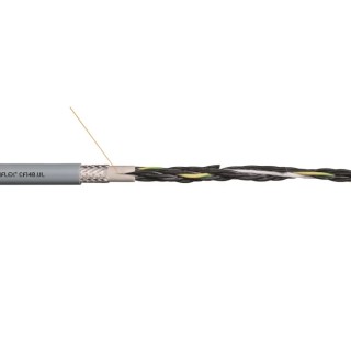 Igus Chainflex CF140.UL Screened Control Cable 3 Cores 0.5mm² 20 AWG 50 m Grey PVC Sheath CF140.05.03.UL