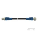TE Connectivity Sensor Actuator Cable Male/Female 4-Way Straight to 4-Way Straight 500 mm 250V IP67 T4162123004-001