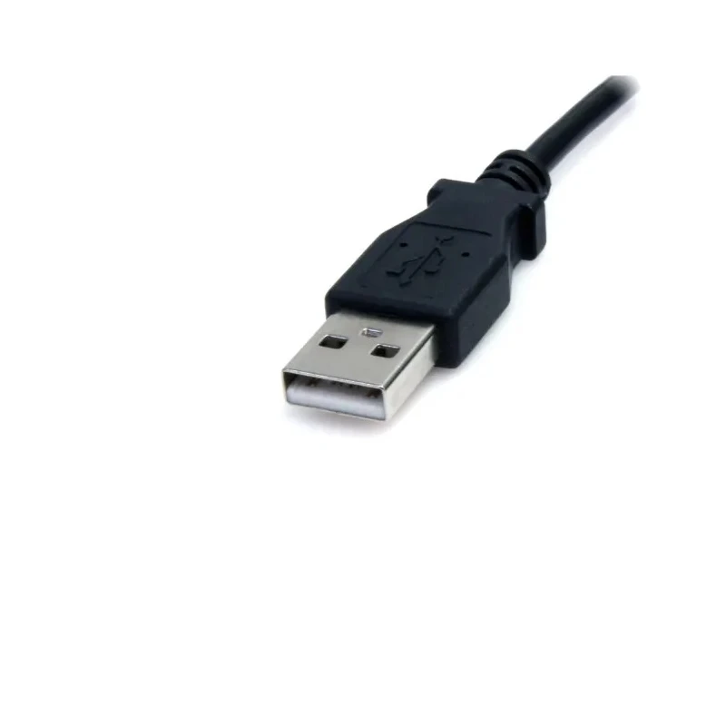 StarTech.com USB 2.0 Cable Male USB Type A to Male Barrel Power Black Polyvinyl Chloride Jacket 914.4mm USB2TYPEM