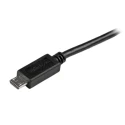 StarTech.com USB 2.0 Male USB 2.0 Type A to Male Micro USB Type B Cable Black 1m USBAUB1MBK