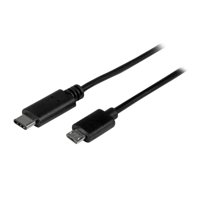 StarTech.com USB 2.0, Male USB Type C to Male Micro USB Type B Cable, Black Jacket, 500 mm USB2CUB50CM
