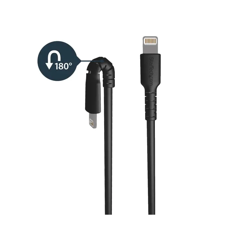 StarTech.com USB 2.0 Male USB Type A to Male Lightning Connector Cable Black 1 m RUSBLTMM1MB