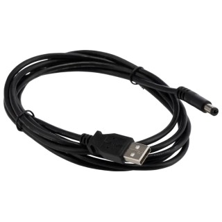 StarTech.com USB 2.0 Male USB 2.0 Type A to Male Barrel Power Cable Black 2 m USB2TYPEM2M