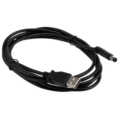 StarTech.com USB 2.0 Male USB 2.0 Type A to Male Barrel Power Cable Black 2 m USB2TYPEM2M