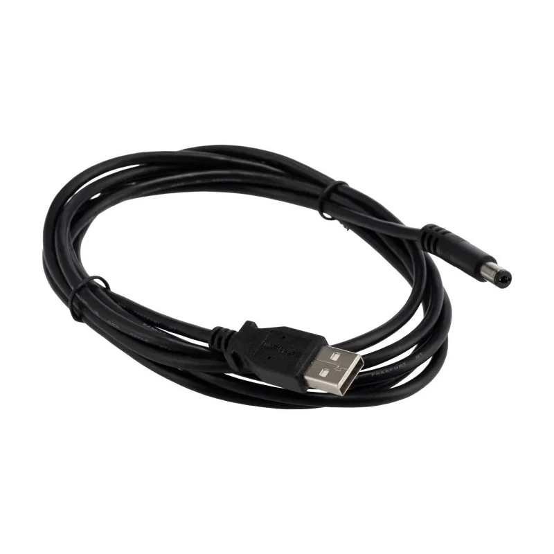 StarTech.com USB 2.0 Male USB 2.0 Type A to Male Barrel Power Cable Black 2 m USB2TYPEM2M