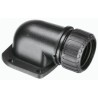 Adaptaflex Black Conduit Fitting 32 mm Nominal Size Polyamide 66, IP67 Rated 90° Elbow AS34/FL/90/BL