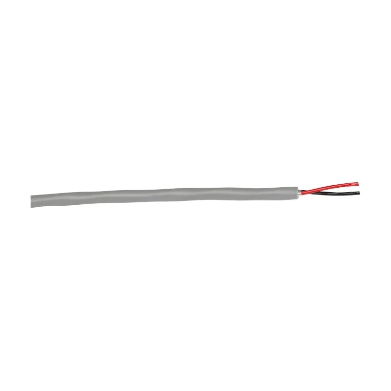Alpha Wire Alpha Essentials Communication & Control Control Cable, 2 Cores, 24 AWG, Screened, 152 m, Grey 1212C SL002