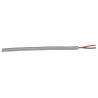 Alpha Wire Alpha Essentials Communication & Control Control Cable, 2 Cores, 24 AWG, Screened, 152 m, Grey 1212C SL002